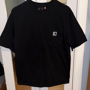 Carhartt Black Tee with Pocket